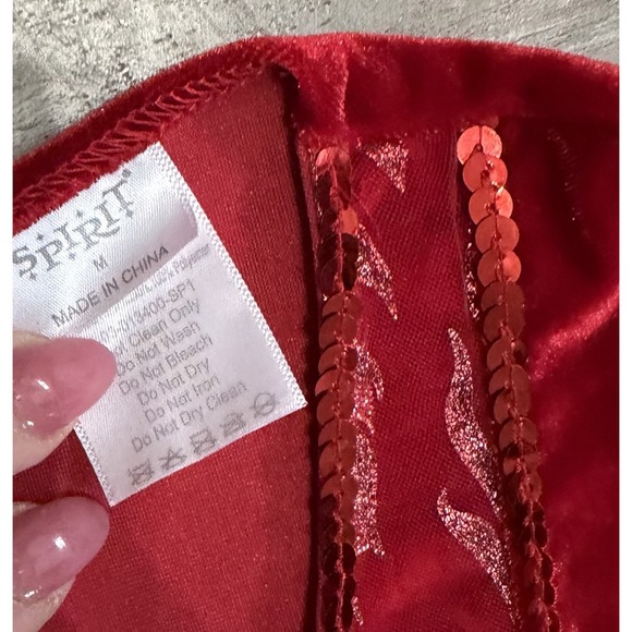 Spirit Halloween Girl's Devil Diva Little Devil Jumpsuit Costume Kids Medium - Picture 4 of 5